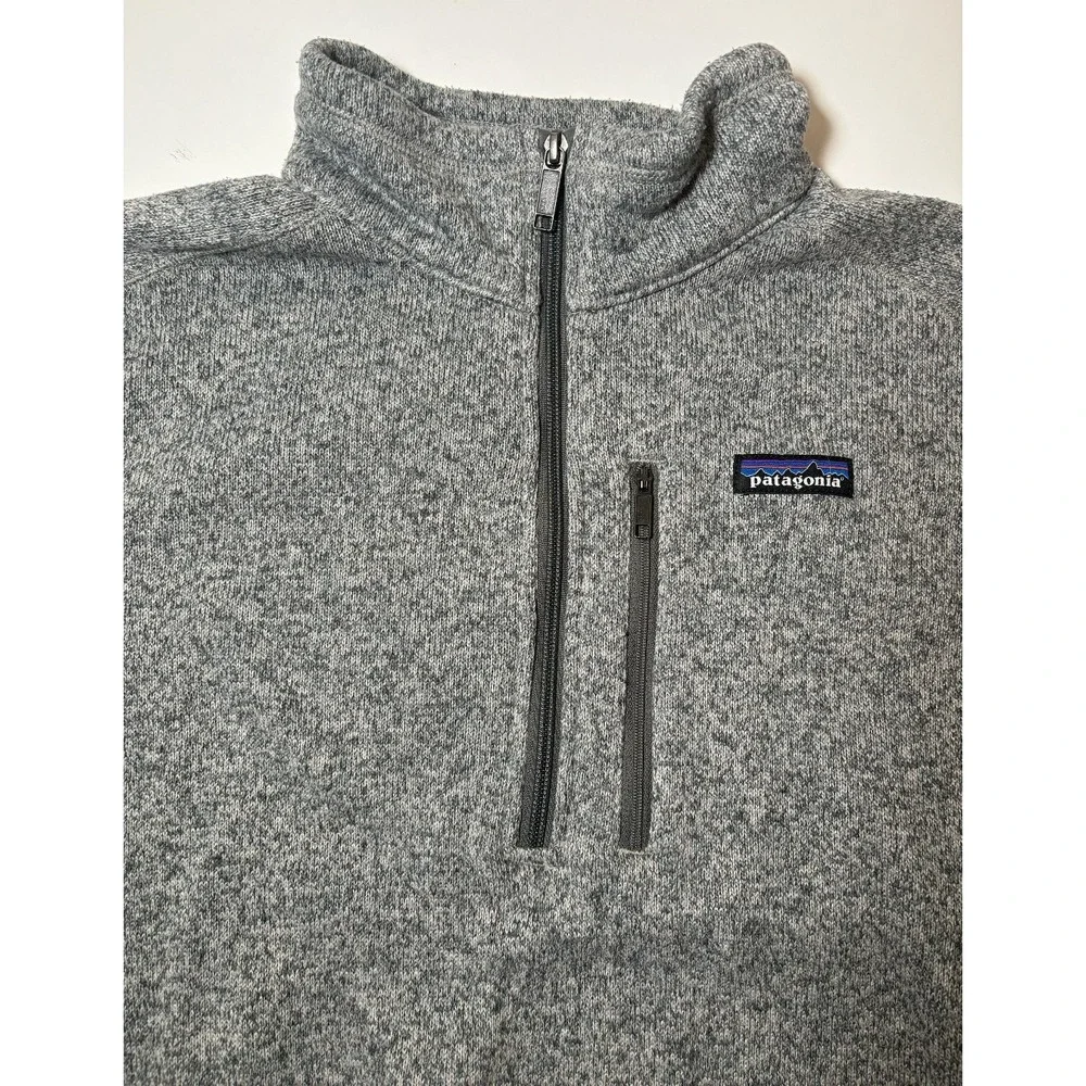 Patagonia Men's Quarter Zip Fleece Pullover | Gray | XL